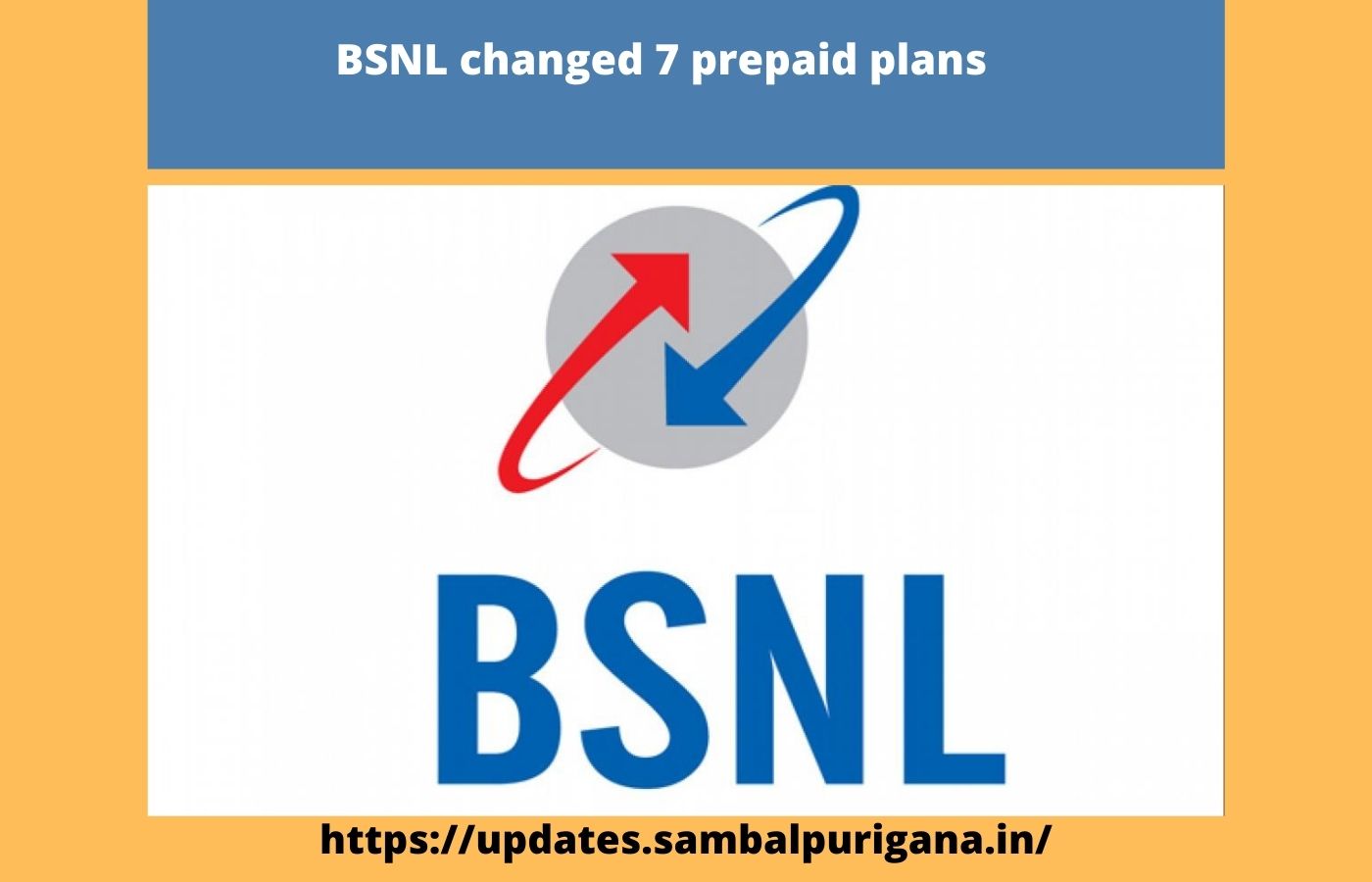 BSNL changed 7 prepaid plans