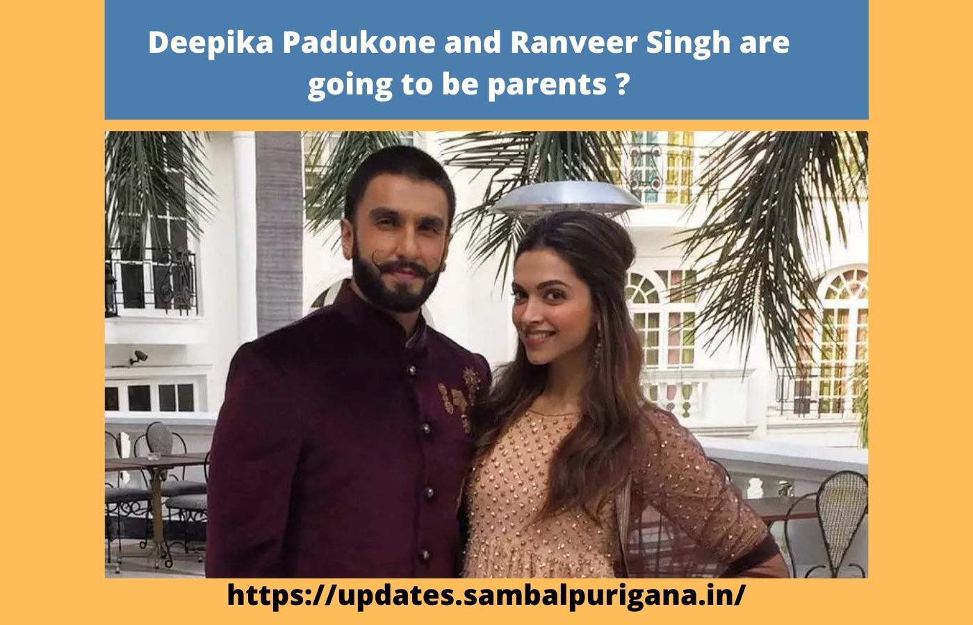 Deepika Padukone and Ranveer Singh are going to be parents