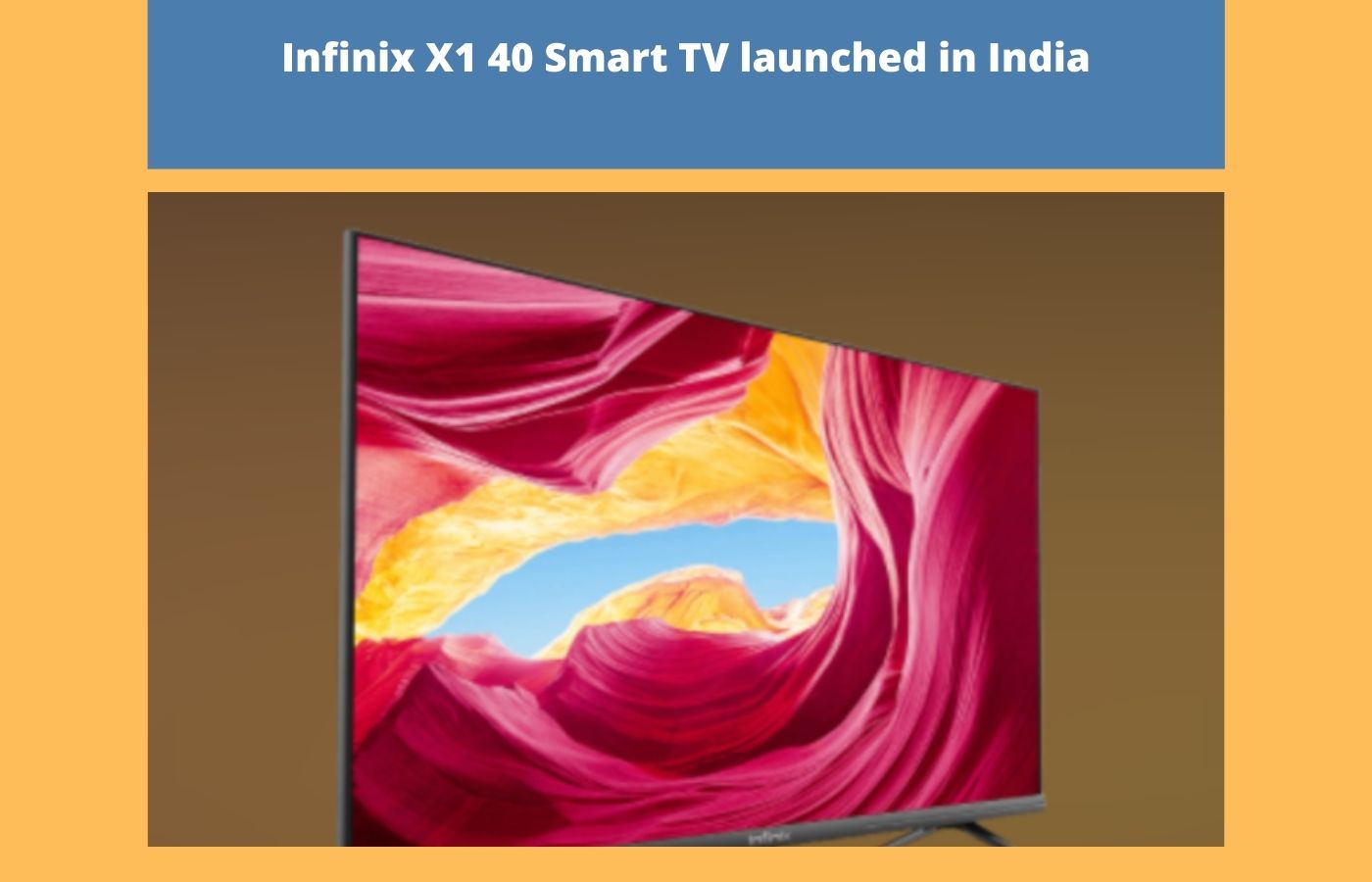 Infinix X1 40 Smart TV launched in India